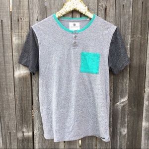 On The Byas Color Block Pocket Tee